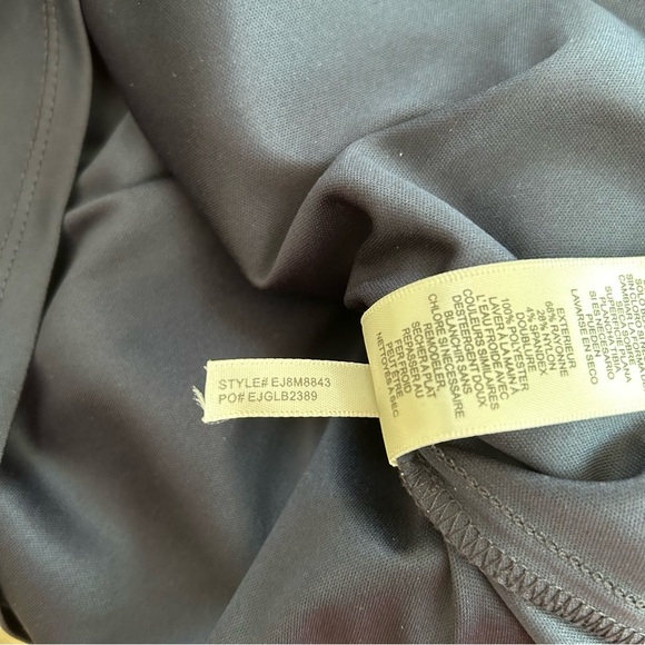 ELIZA J Sleeveless Sheath Dress in Navy & White - Picture 4 of 9